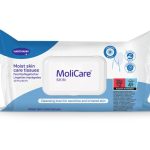 Υγρά μαντηλάκια καθαρισμού MoliCare Skin χωρίς οινόπνευμα για τοπικό καθαρισμό. Μεγάλο μέγεθος 20x30εκ. Συσκ 50 τεμ.